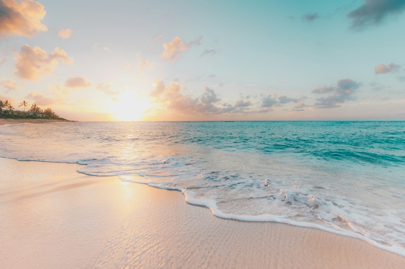 Tropical island beach inspiration for TikiTrunk